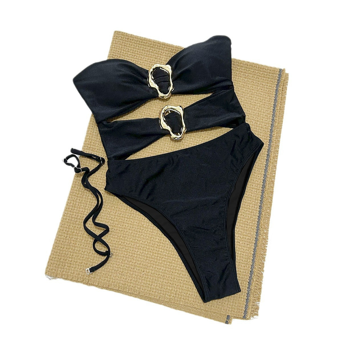 Mono de mujer nuevo bikini sexy traje de baño de color sólido para mujer