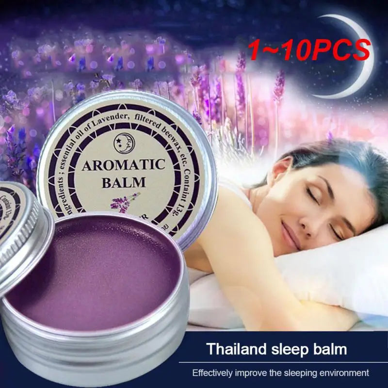 1~10PCS Lavender Sleepless Cream Improve Sleep Soothe Mood Aromatic