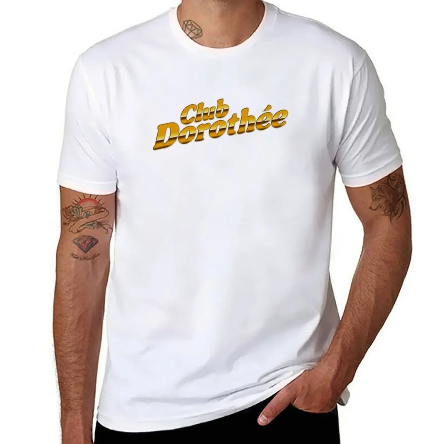 Dorothée Club Classic Essential T-Shirt Bluse Übergrößen Übergrößen Billige Sachen T-Shirts für Männer Grafik