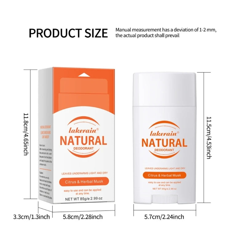 Portable Natural Deodorant Stick Beauty Health Antiperspirant Cream