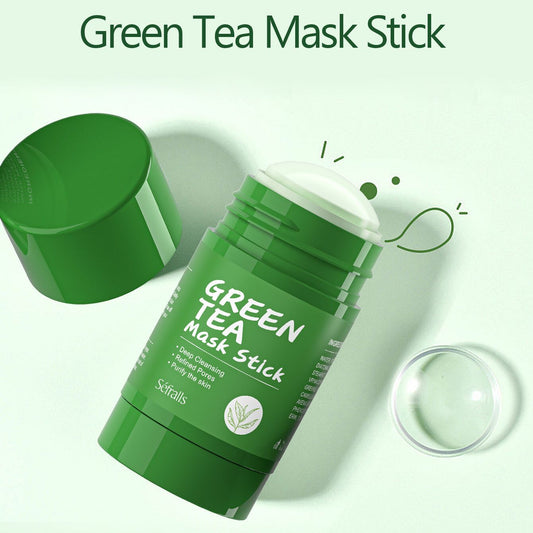 7 Pcs Green Tea Mask Stick for Face,10 Minutes Blackhead Remover with