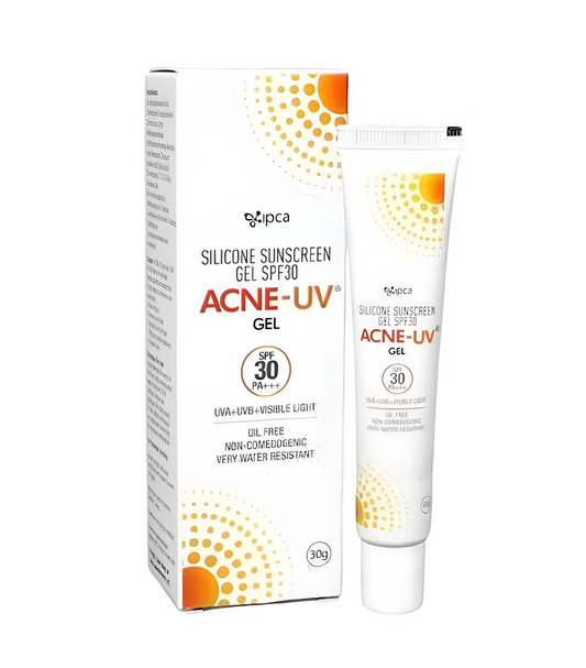 Acne-UV Gel Sunscreen SPF 30/PA+++  Size 30gm Color Multicolor